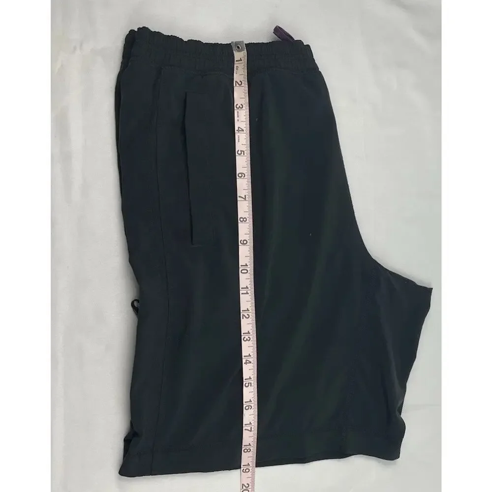 Lululemon Pace Breaker Shorts Men Large Black 9” Lined Stretch Active Gym